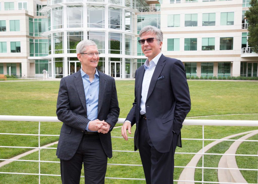 Apple CEO Tim Cook and SAP CEO Bill McDermott 